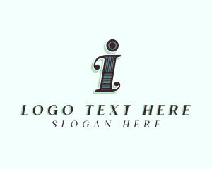 Letter I - Stylish Business Letter I logo design