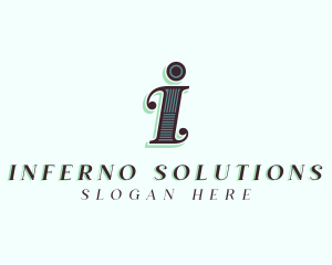 Stylish Business Letter I logo design