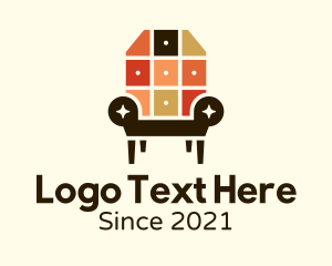 Furniture - Interior Design Armchair logo design