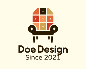 Interior Design Armchair logo design