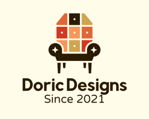 Interior Design Armchair logo design