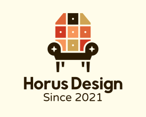 Interior Design Armchair logo design