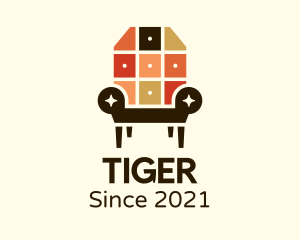 Chair - Interior Design Armchair logo design