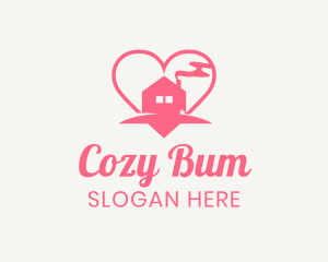 Heart Cozy Home logo design