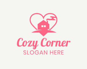 Heart Cozy Home logo design