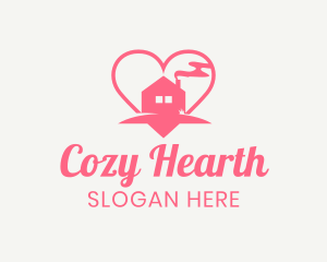 Heart Cozy Home logo design