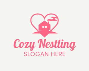 Heart Cozy Home logo design