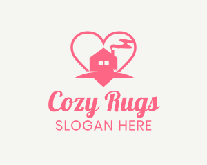 Heart Cozy Home logo design