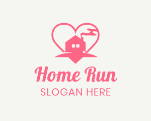 Heart Cozy Home logo design