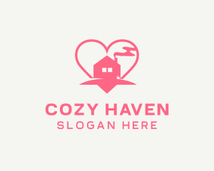 Heart Cozy Home logo design