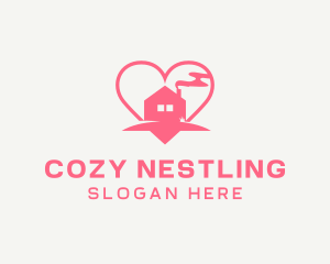 Heart Cozy Home logo design