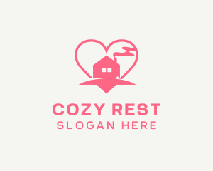 Heart Cozy Home logo design