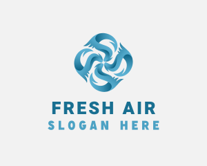 HVAC Cooling Fan logo design