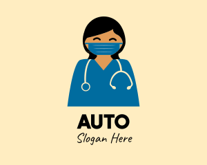 Doctor Nurse Face Mask Logo