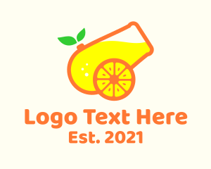 Cannon - Lemon Juice Cannon logo design