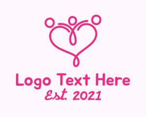 Love - Family Care Foundation logo design