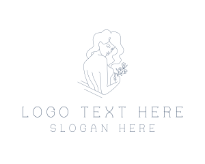 Nude - Nude Woman Body logo design