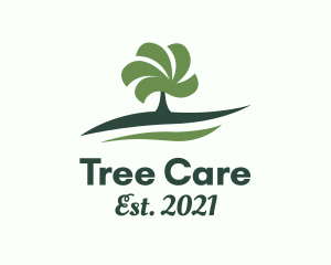 Tree Plant Gardening  logo design