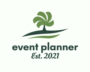 Grass - Tree Plant Gardening logo design