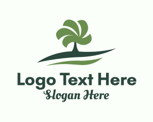 Tree Plant Gardening  Logo