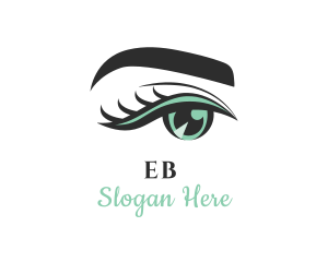 Feminine - Eyelashes Eyebrow Beauty Salon logo design