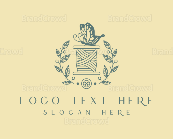 Butterfly Sewing Thread Logo