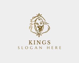 Royal Lion King logo design