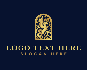 Luxury Pegasus Arch Logo