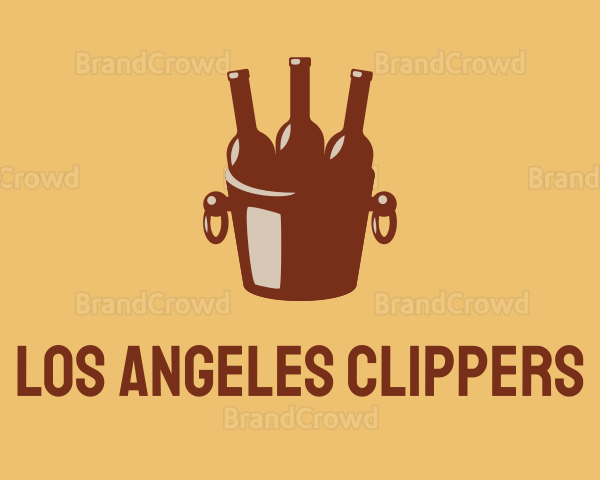 Brown Beer Bucket Logo