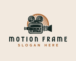 Footage - Vintage Film Camera logo design