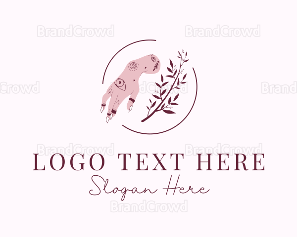 Floral Nail Art Logo