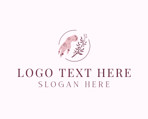 Floral Nail Art Logo