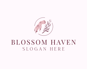 Floral - Floral Nail Art logo design