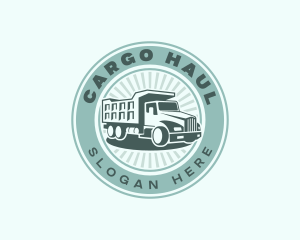 Dump Truck Vehicle logo design