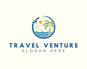 Trip - Plane Holiday Trip logo design