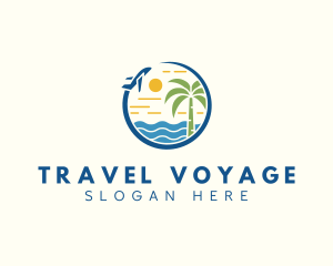 Trip - Plane Holiday Trip logo design