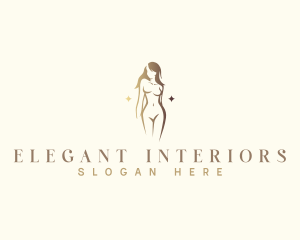 Elegant Woman Sexy Body logo design