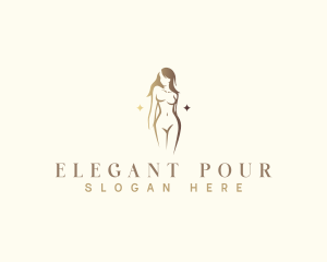 Elegant Woman Sexy Body logo design