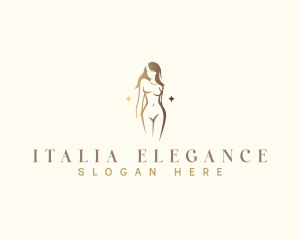 Elegant Woman Sexy Body logo design