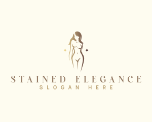 Elegant Woman Sexy Body logo design