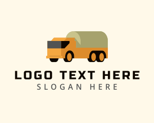 Lugging - Logistics Tank Truck Transport logo design
