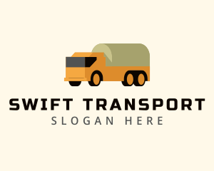 Logistics Tank Truck Transport logo design