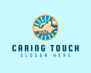 Care - Helping Hand Care logo design
