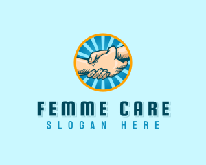 Helping Hand Care logo design