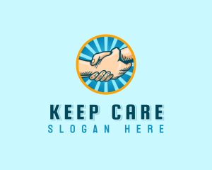 Helping Hand Care logo design