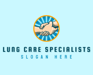 Helping Hand Care logo design