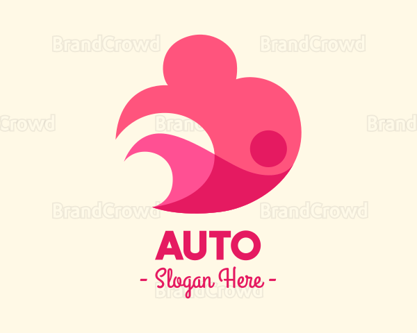 Pink Human Cloud Logo