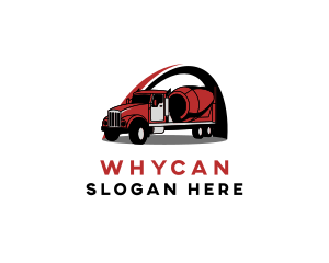 Industrial Cement Truck Logo