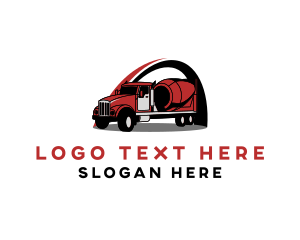 Vehicle - Industrial Cement Truck logo design