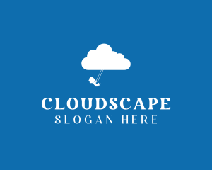 Child Cloud Sky logo design